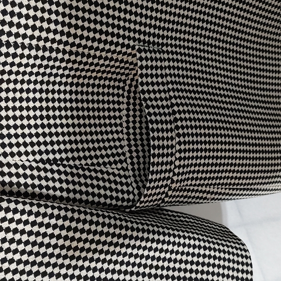 Vintage St. Emile Houndstooth Wool Jacket/ Long Blazer sz Large - Picture 5 of 13